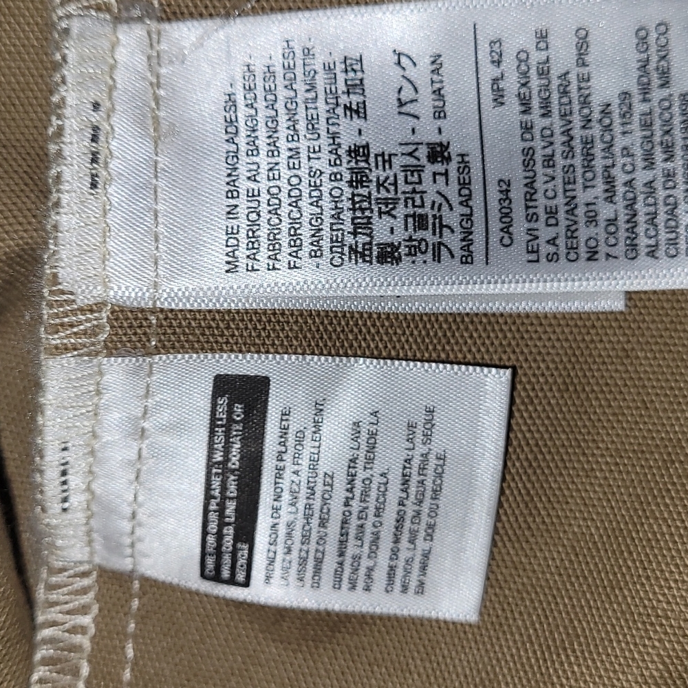 New Corduroy collared Levi's tan denim jacket sizes XL, XXL and XXXL - Picture 4 of 8
